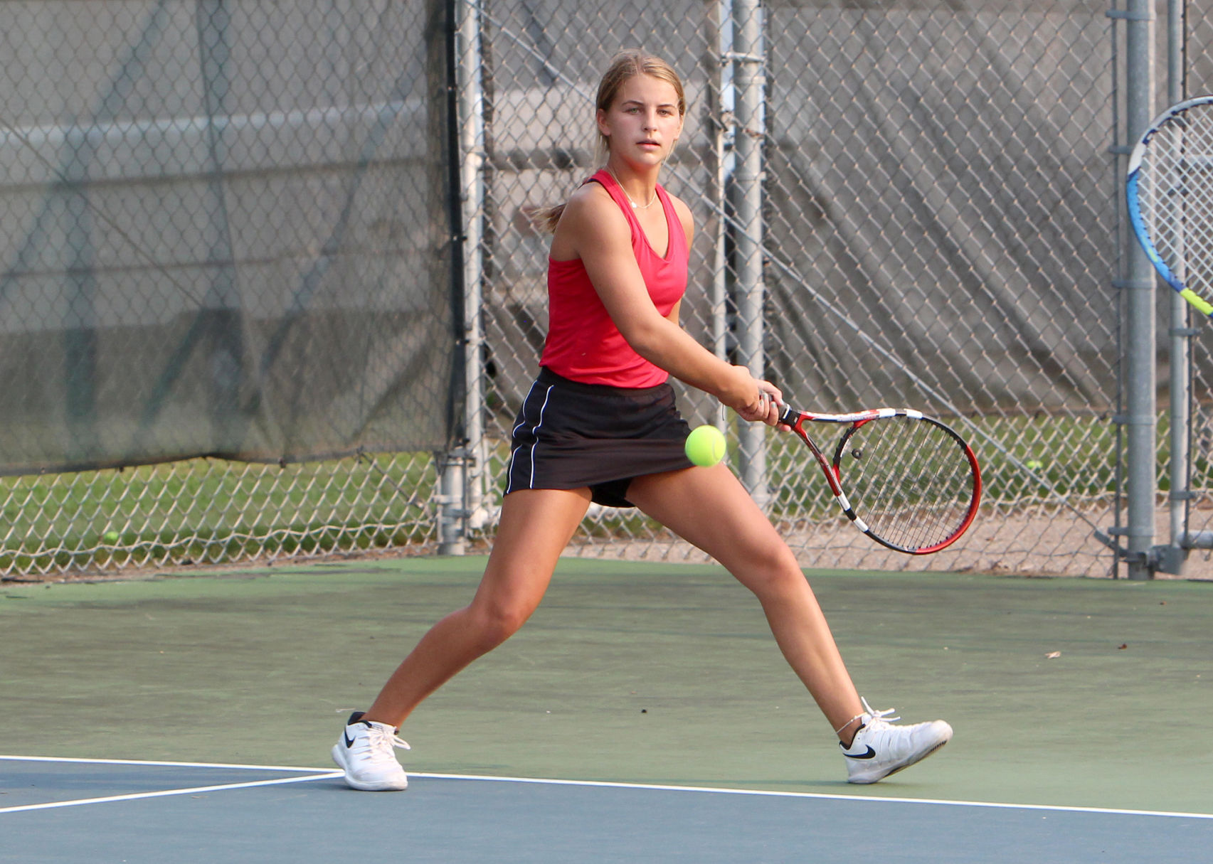 Menomonie at Chippewa Falls girls tennis 9-15-20